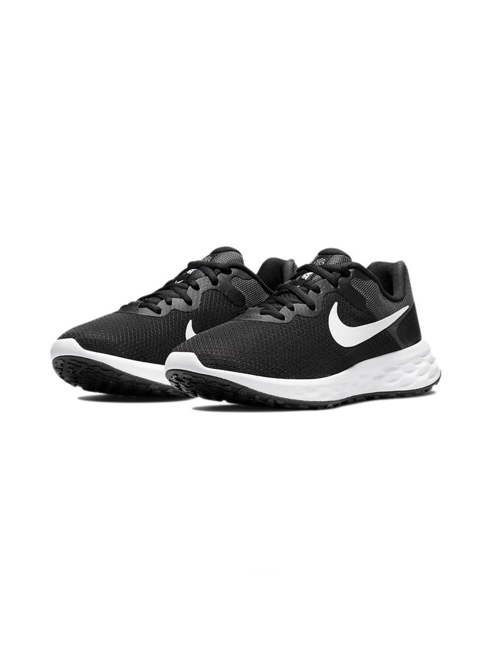 Nike Revolution 6 Next Nature Black White Women's Running Shoes, Size 9 women’s